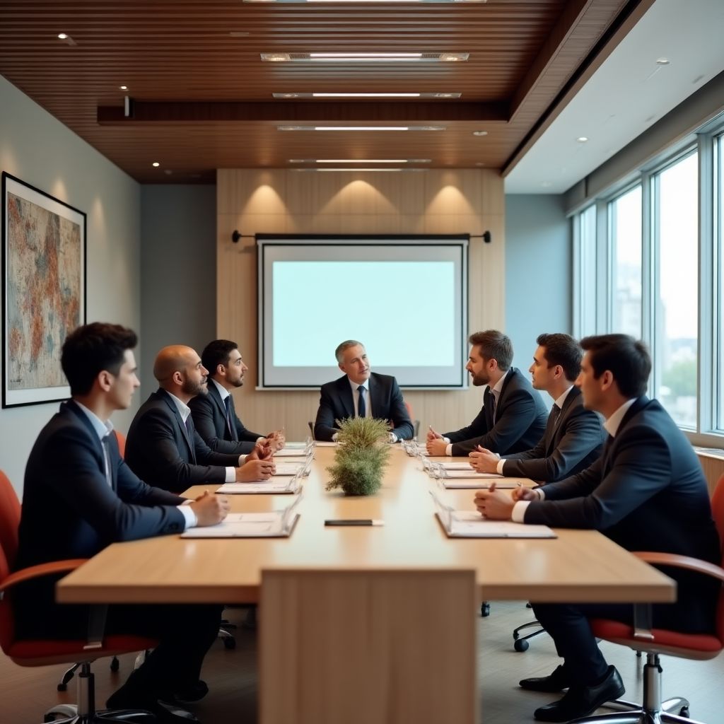 Team coaching with corporate client